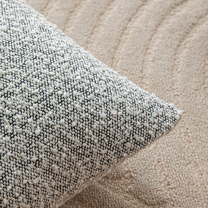 Gray Circle Yarn Pillowcases